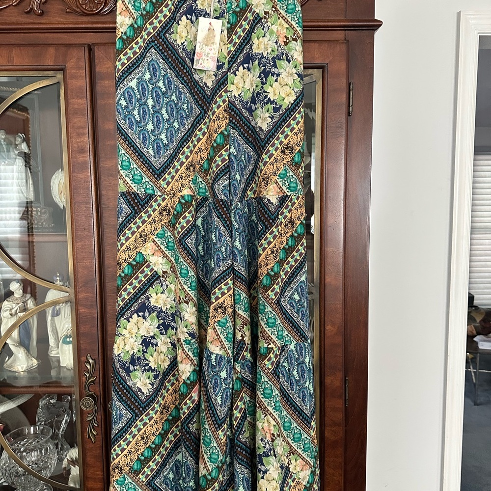 Johnny Was Multicolor Wide Leg Pants